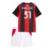AC Milan Strahinja Pavlovic #31 Dětské Oblečení Domácí Dres 2026-27 Krátkým Rukávem (+ trenýrky) AC Milan Strahinja Pavlovic #31 Dětské Oblečení Domácí Dres 2026-27 Krátkým Rukávem (+ trenýrky)